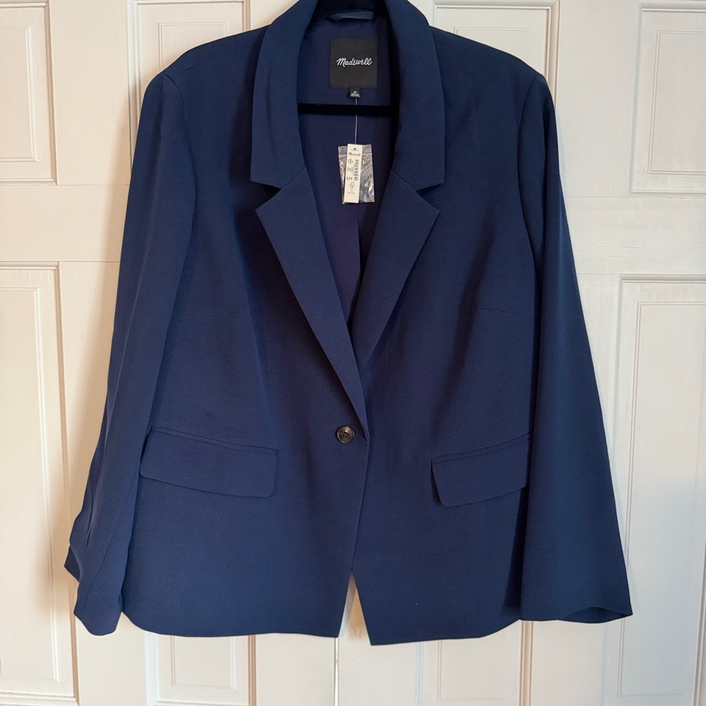 Madewell Classic Navy Blazer NWT